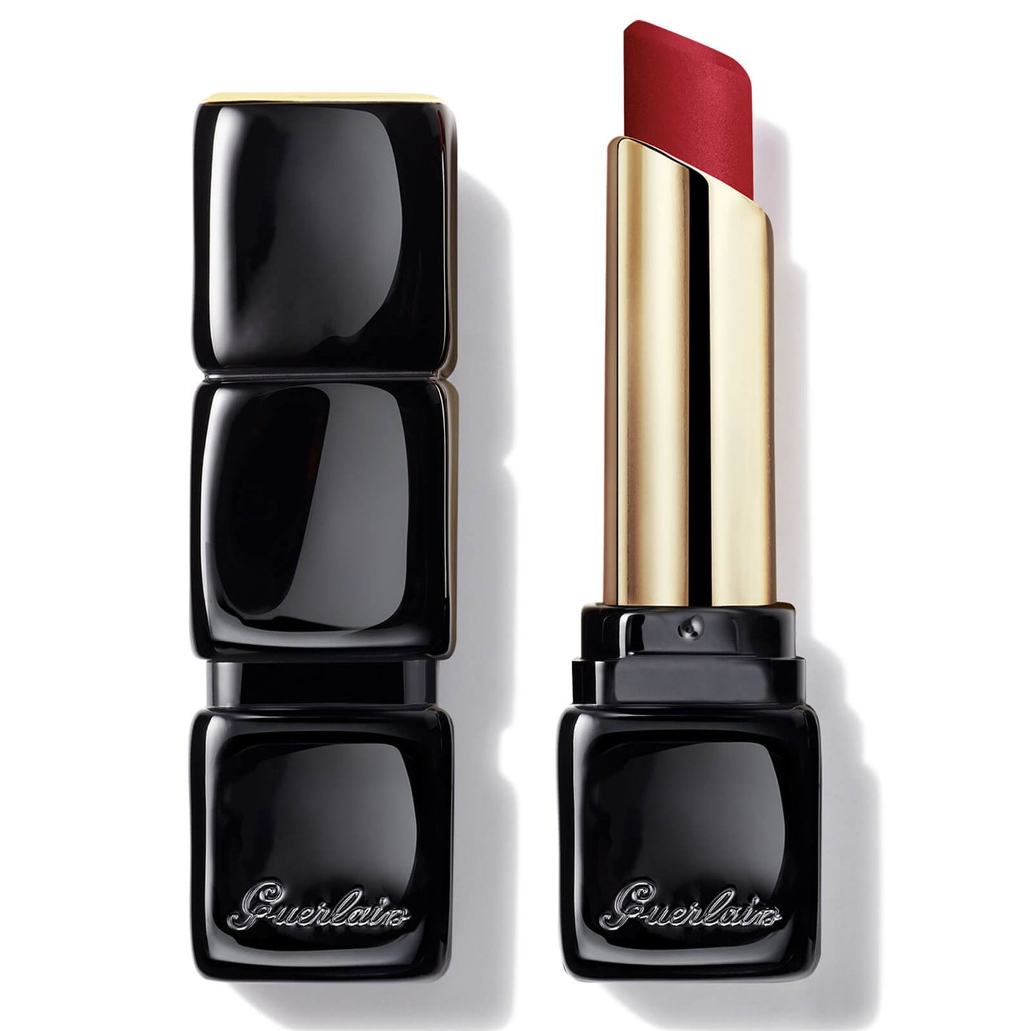 GUERLAIN Kisskiss Tender Matte 16 Hour Comfort Lightweight Luminous Matte Lipstick 2.8g (Various Shades) - 214 Romantic Nude