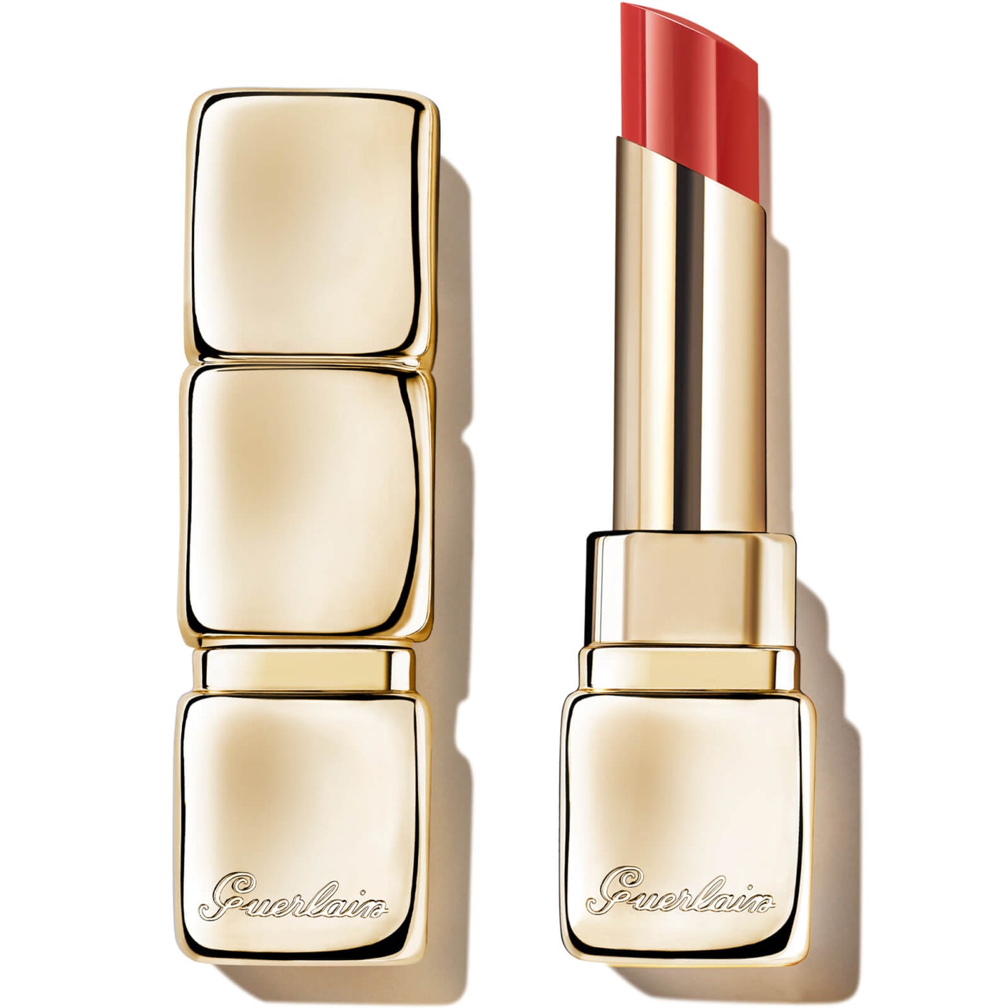 GUERLAIN Kisskiss Shine Bloom Lipstick 3.2g (Various Shades) - 519 Floral Brick