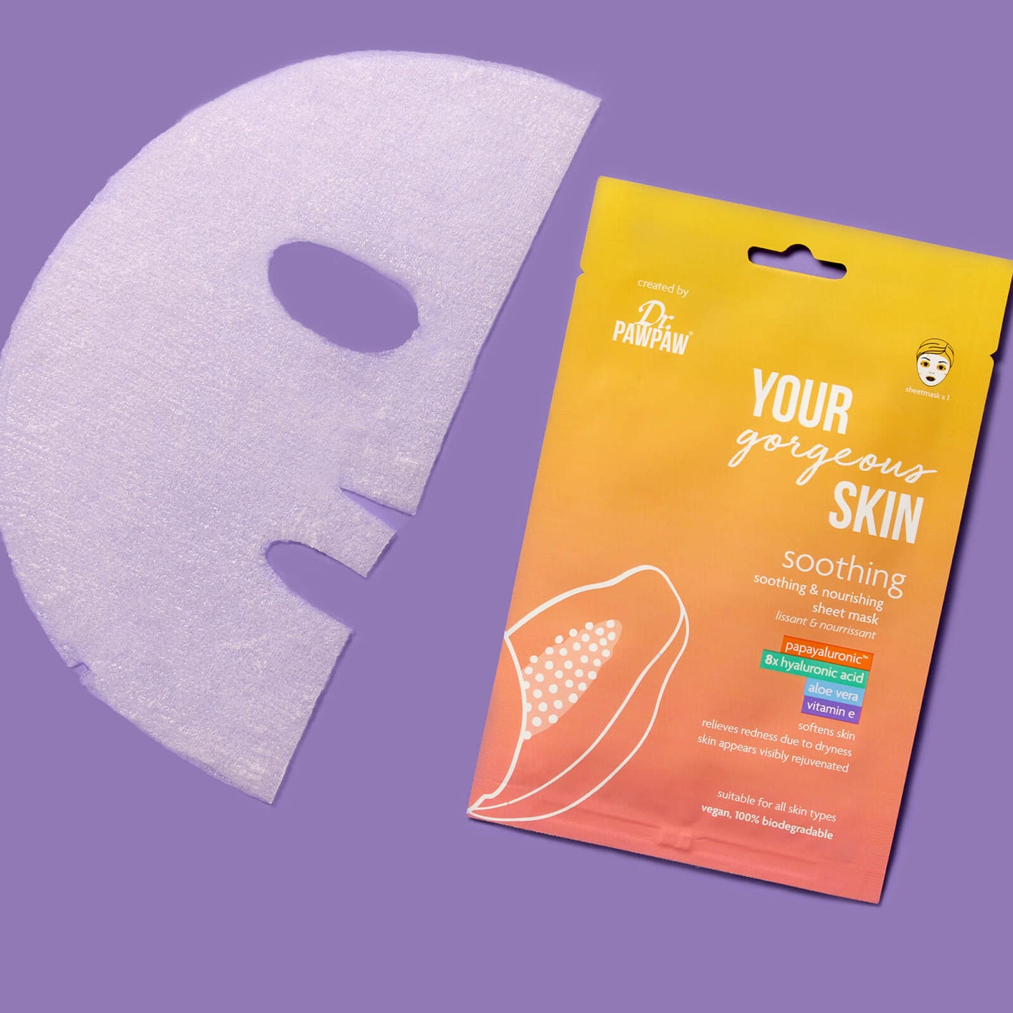 Dr. PawPaw Dr. Pawpaw Your Gorgeous Skin Sheet Mask Soothing