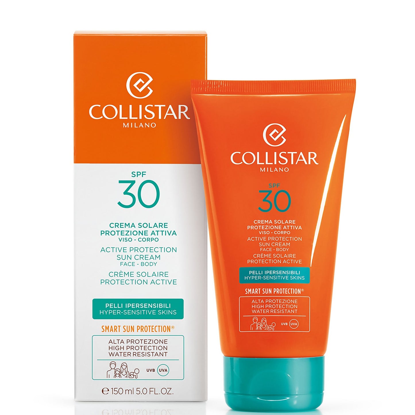 Collistar Sun Care Active Protection Sun Cream Face-Body SPF 30