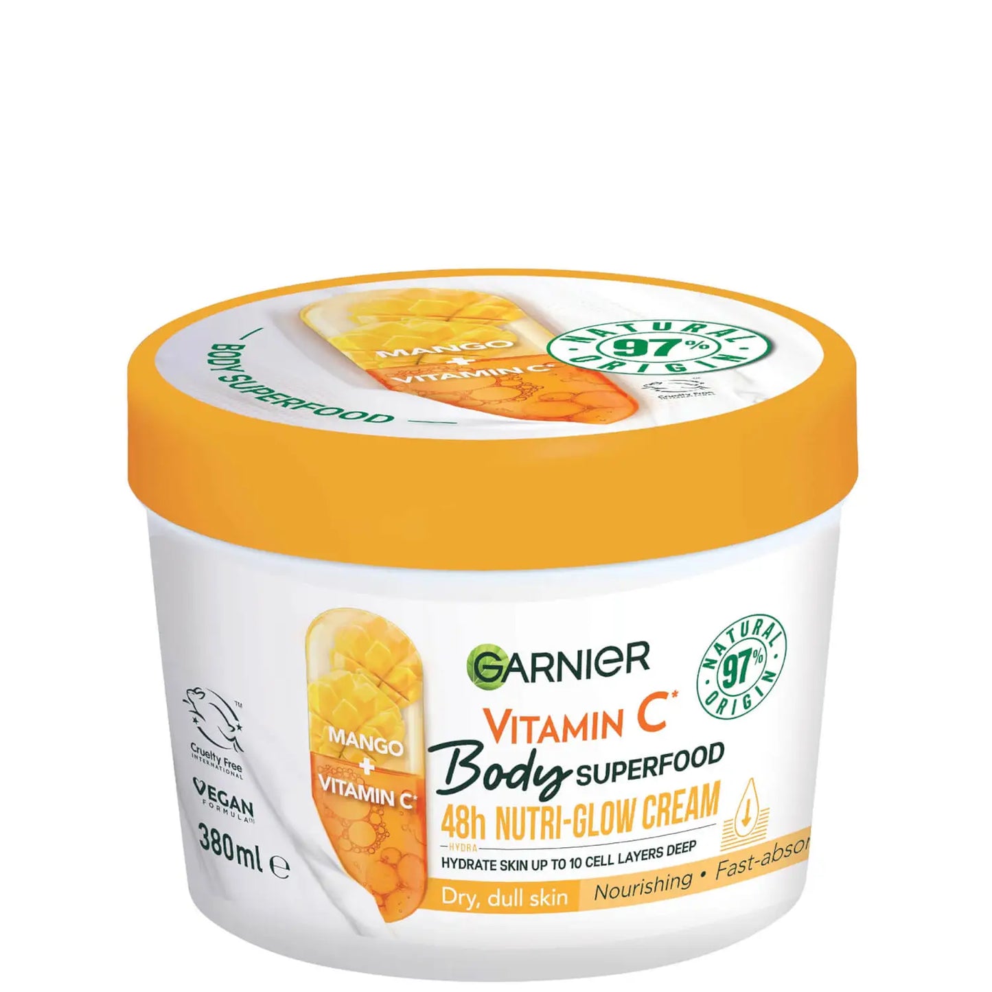 Body Superfood Nutri Glow Body Cream Vitamin C and Mango
