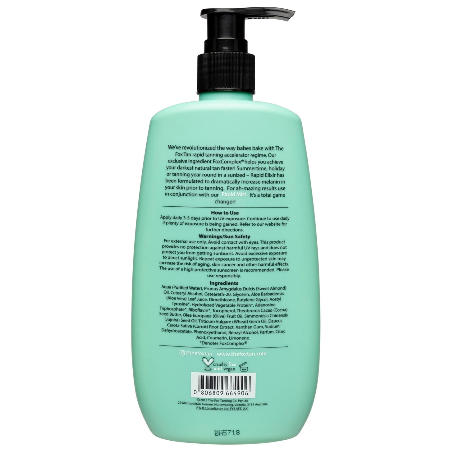 THE FOX TAN Snelbruinend elixer