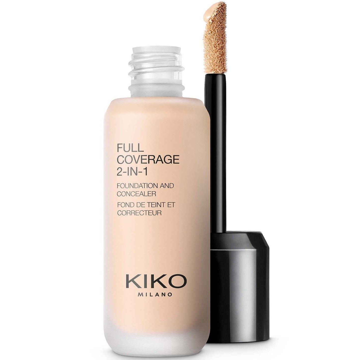 KIKO Milano Full Coverage 2-in-1 Foundation and Concealer 25ml (Various Shades) - 01 Neutral