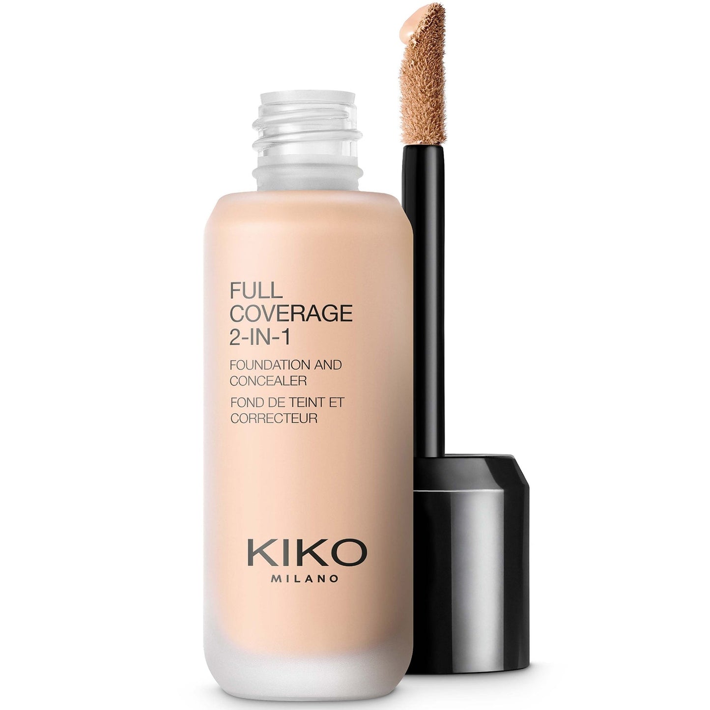 KIKO Milano Full Coverage 2-in-1 Foundation and Concealer 25ml (Various Shades) - 01 Neutral