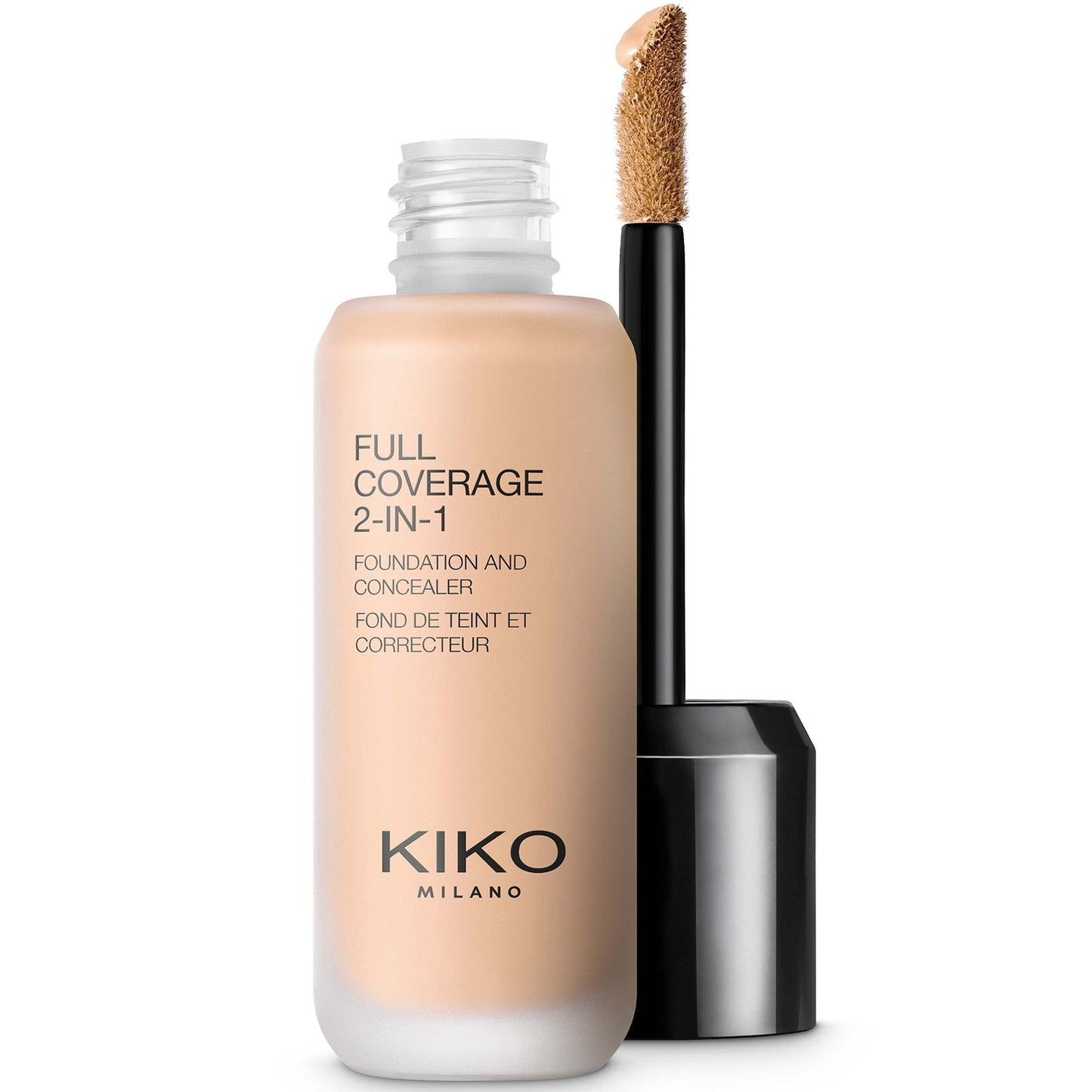 KIKO Milano Full Coverage 2-in-1 Foundation and Concealer 25ml (Various Shades) - 01 Neutral