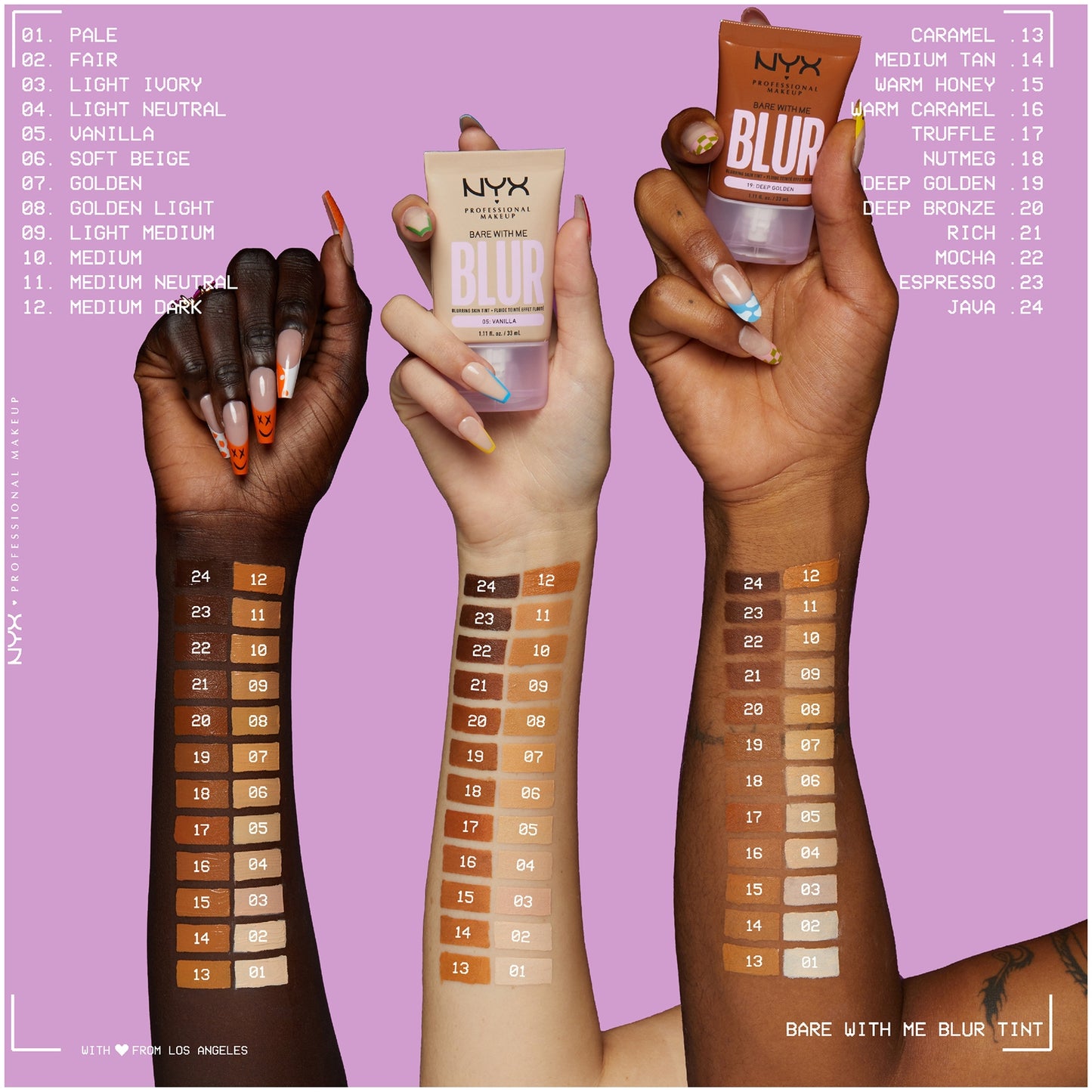 NYX Professional Makeup Bare With Me Blurring Tint Foundation