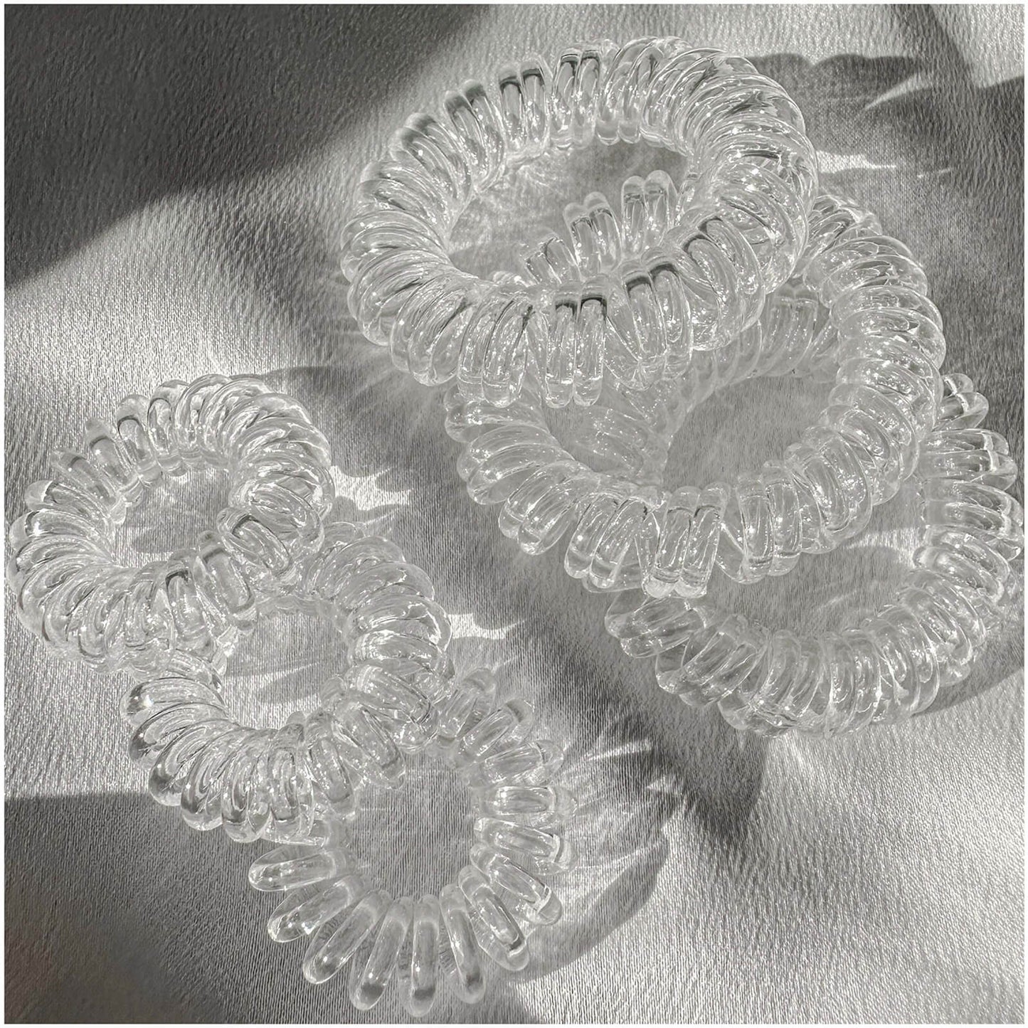 invisibobble Crystal Clear Extra Hold Hair Ties (Pack of 3)