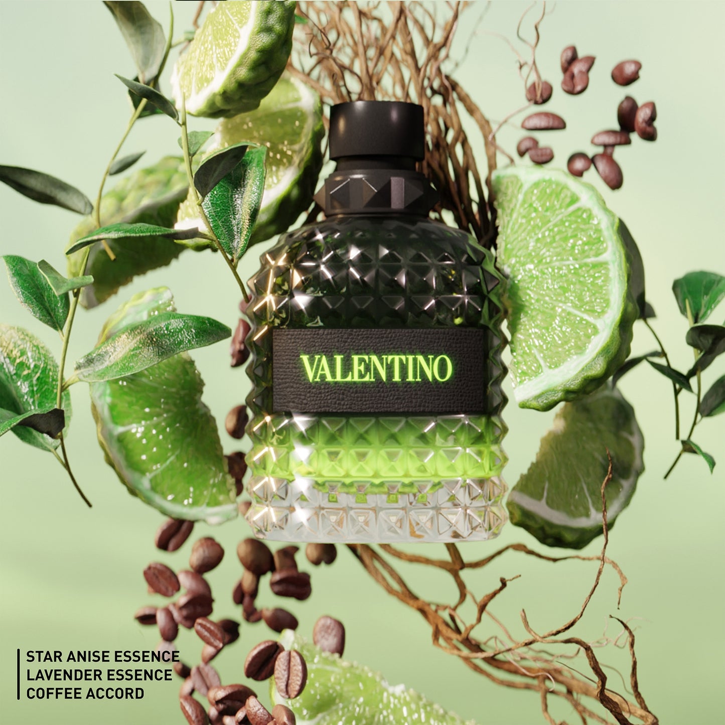 Valentino Born In Roma Uomo Green Stravaganza