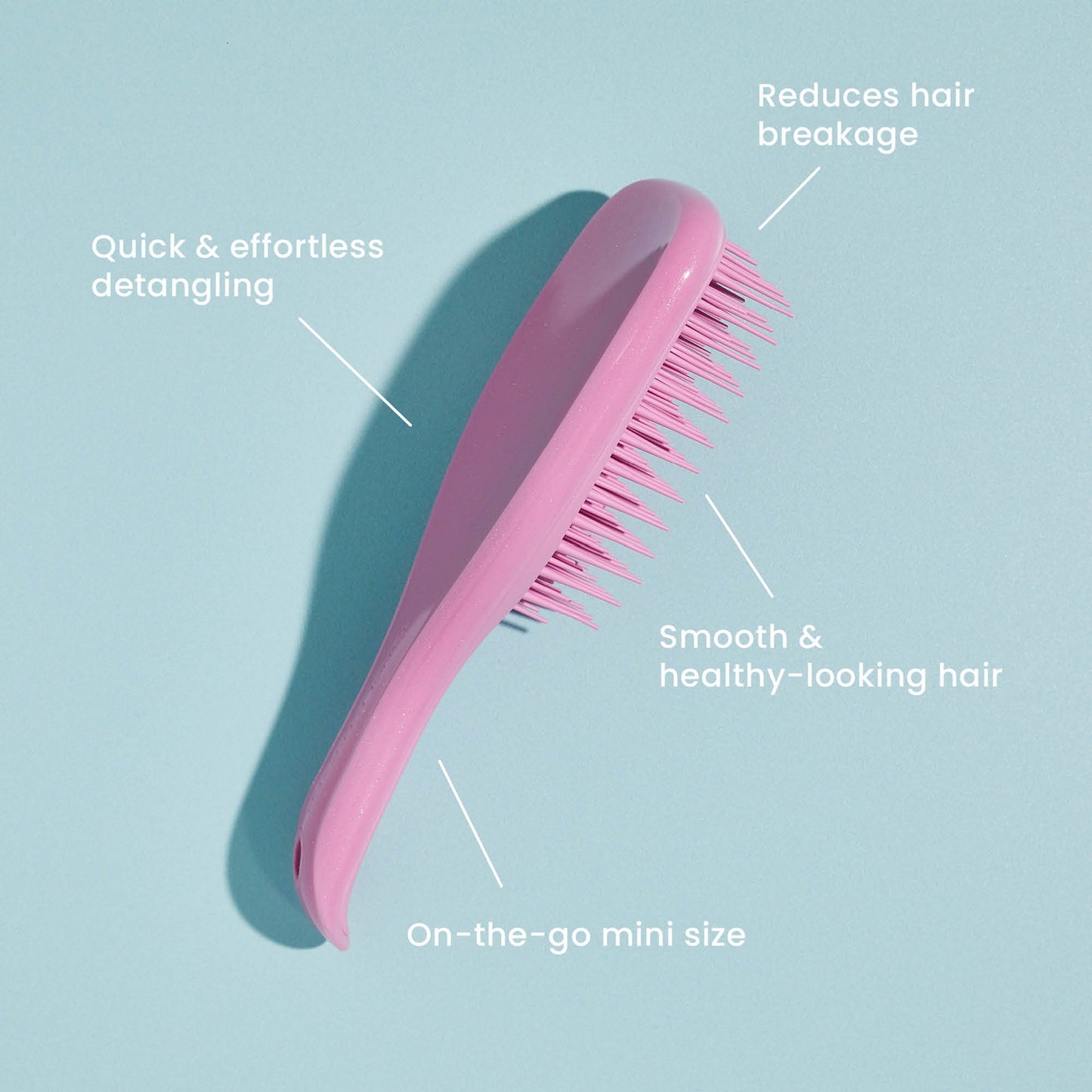 Tangle Teezer The Ultimate Hairbrush Salmon Pink Apricot Mini