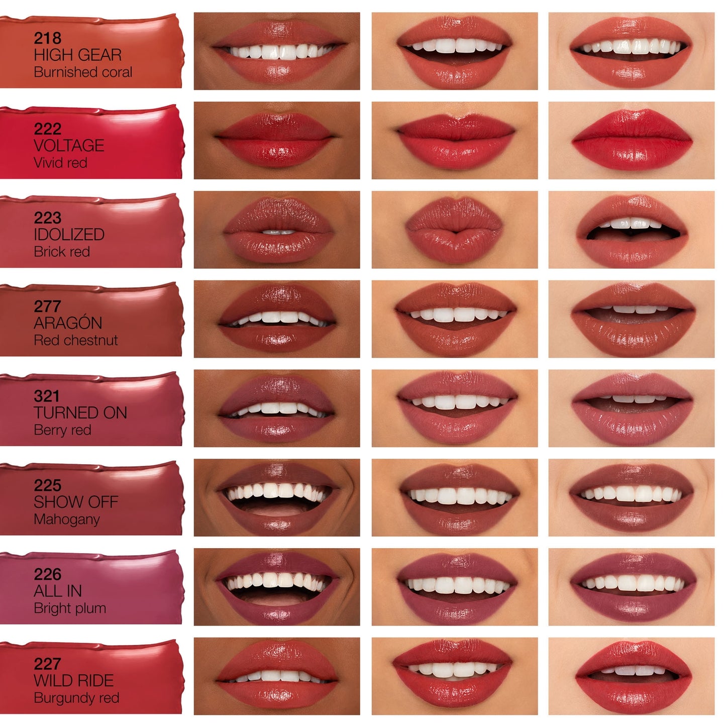 NARS Afterglow Sensual Shine Lipstick 1.5g (Various Shades) - All In