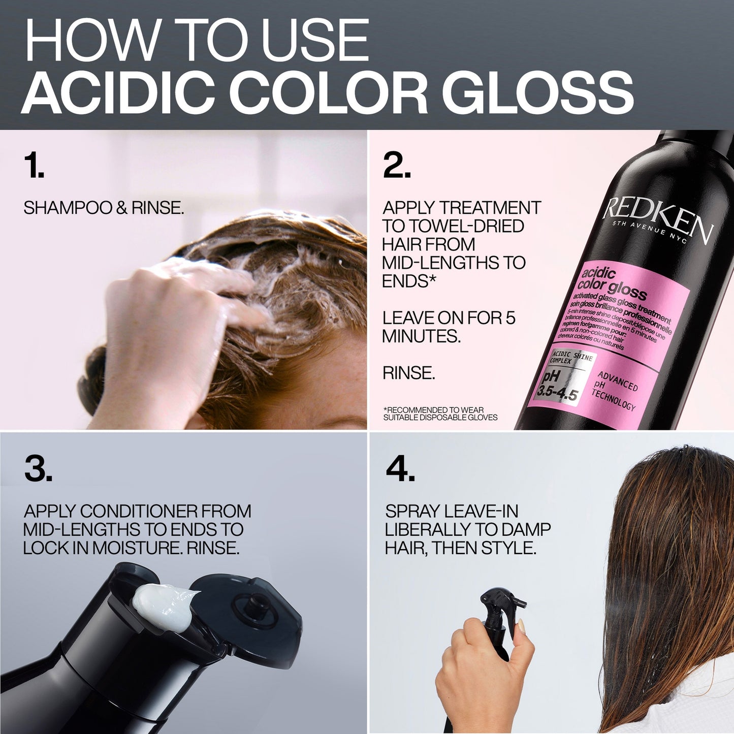 Redken Acidic Color Gloss Heat Protection Leave-In Treatment