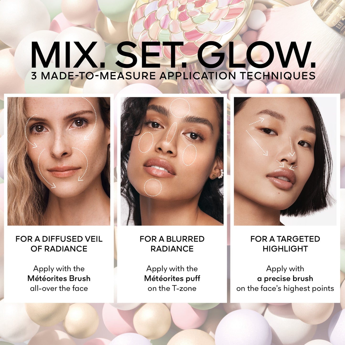 GUERLAIN Météorites Light-Revealing Pearls of Powder 25g (Various Shades) - 01 Pearly White