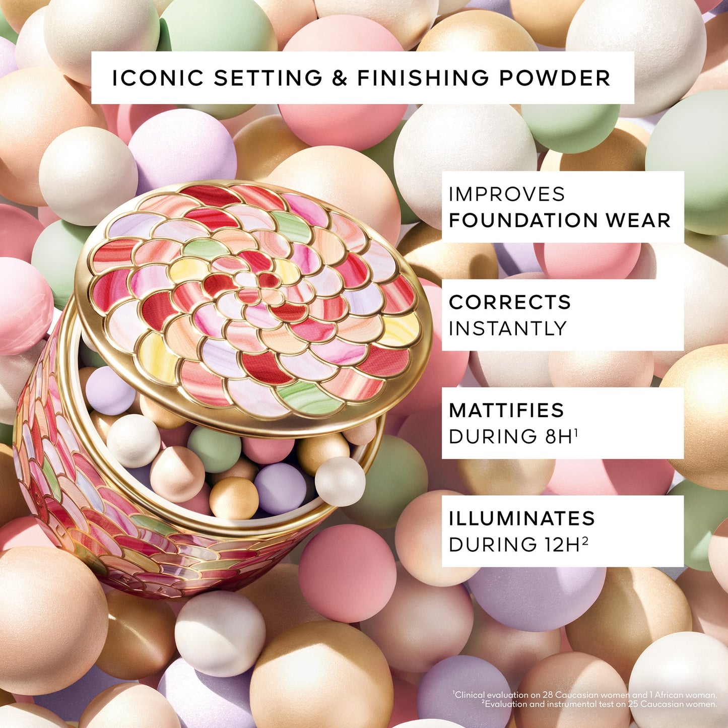 GUERLAIN Météorites Light-Revealing Pearls of Powder 25g (Various Shades) - 01 Pearly White