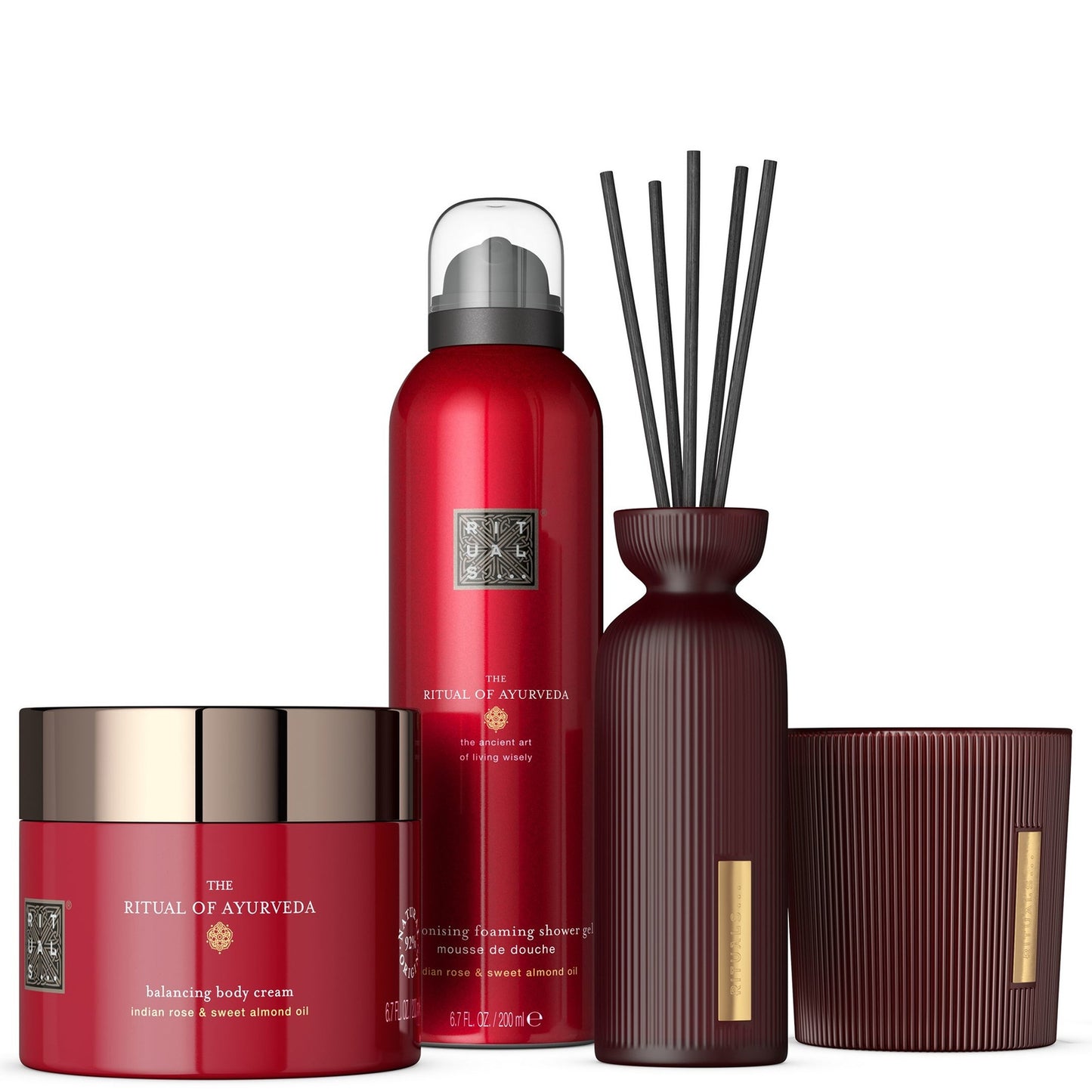 Rituals The Ritual of Ayurveda - Sweet Almond & Indian Rose - Large Bath and Body Gift Set