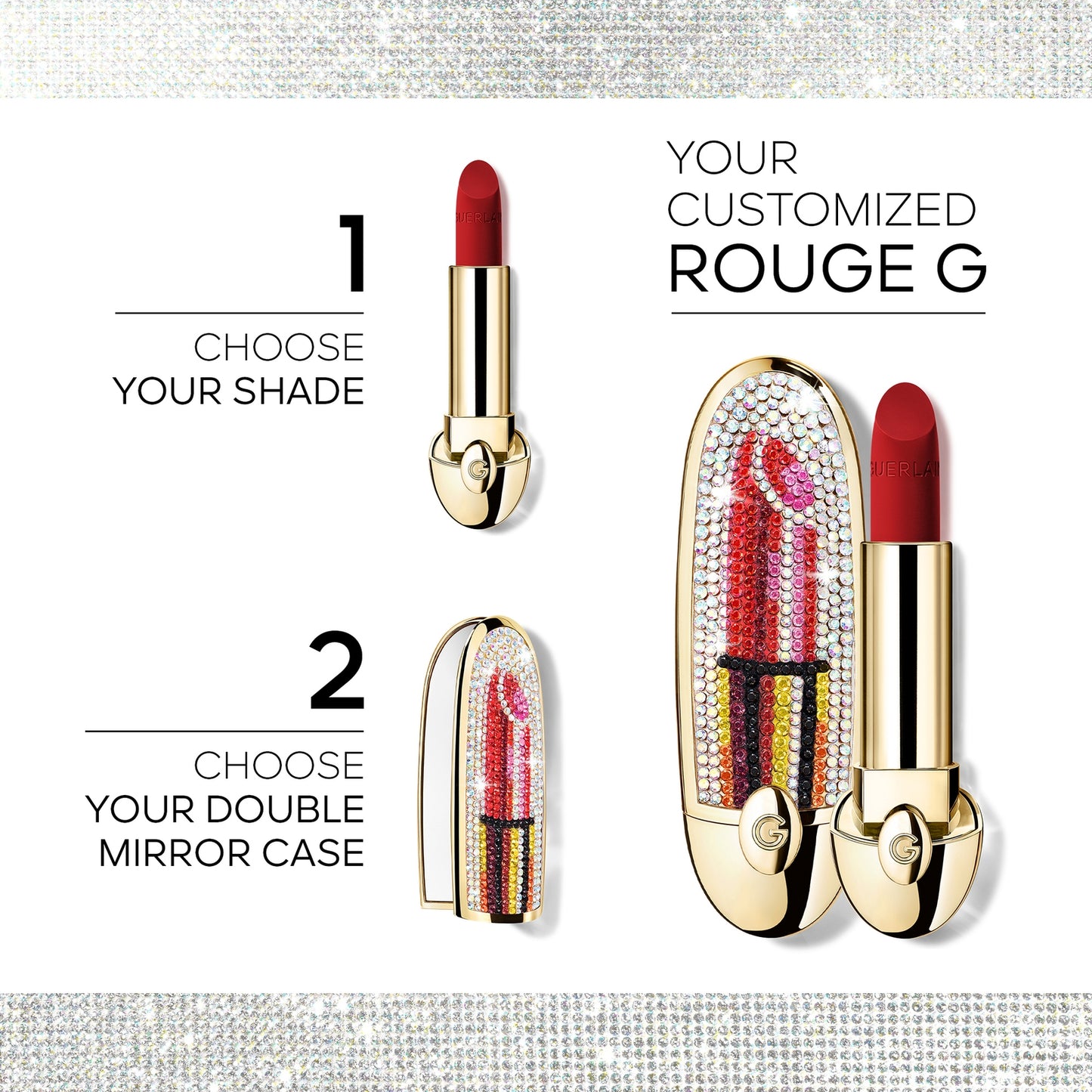 GUERLAIN Rouge G 24 XMAS Lips Refill 3.5g (Various Shades) - 980