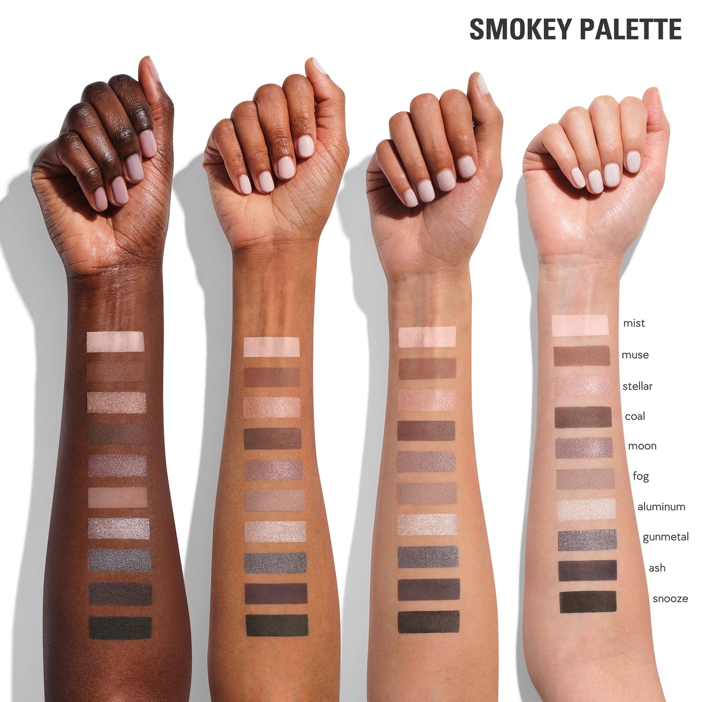 KYLIE COSMETICS Kylie Cosmetics Smokey Palette 10x 0,9 g