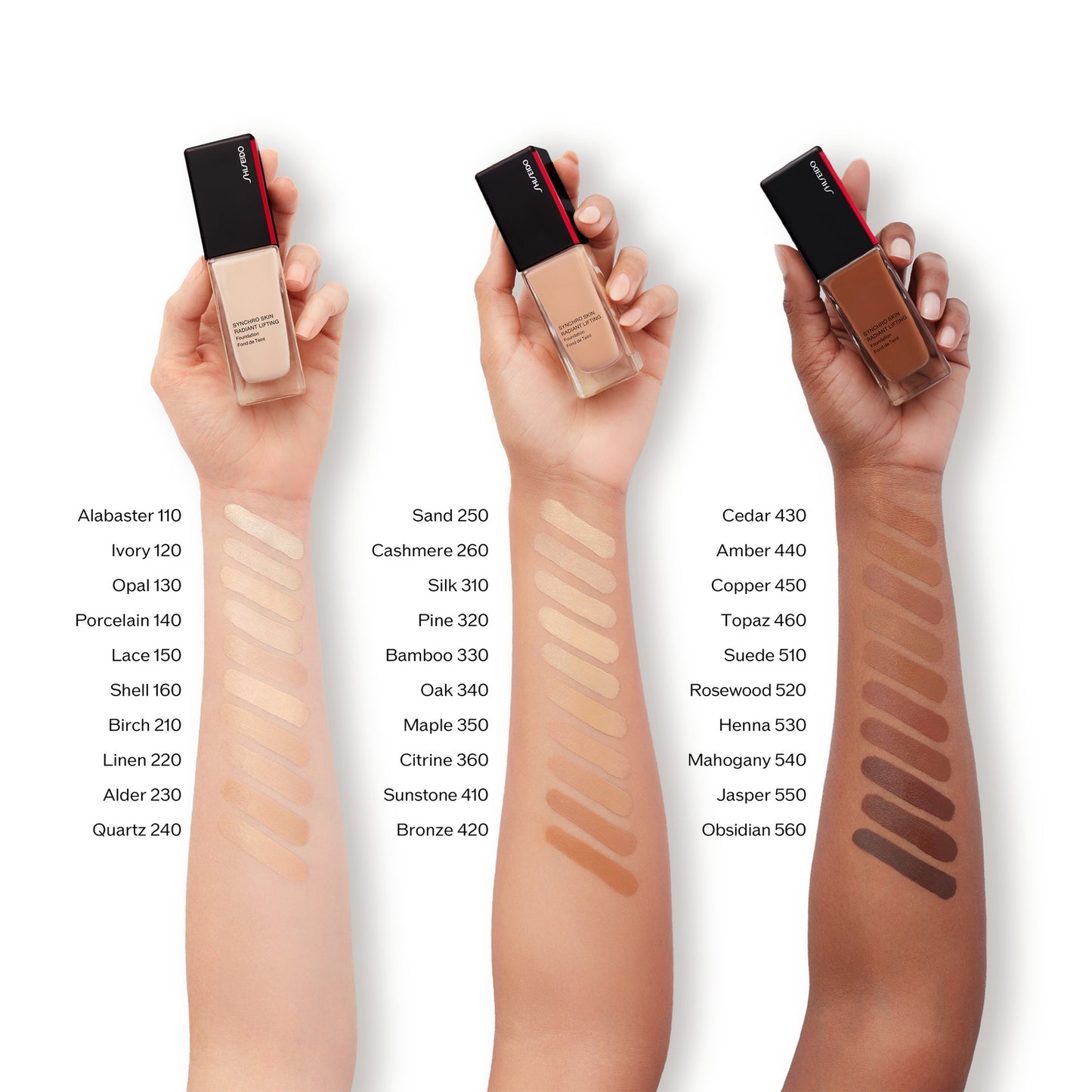 Shiseido Synchro Skin Radiant Lifting Foundation 30ml (Various Shades) - Alder