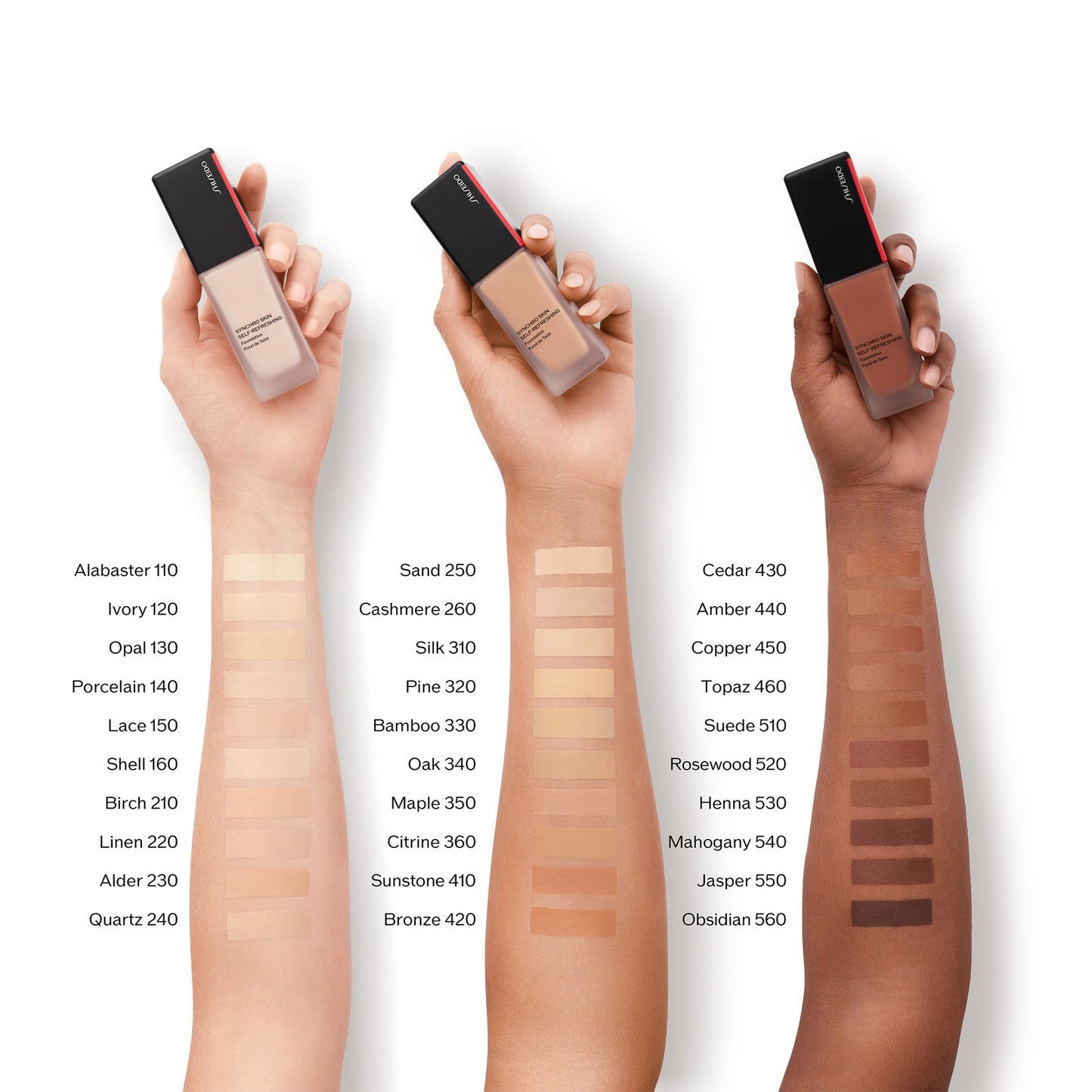 Shiseido Synchro Skin Self Refreshing Foundation 30ml (Various Shades) - Alder