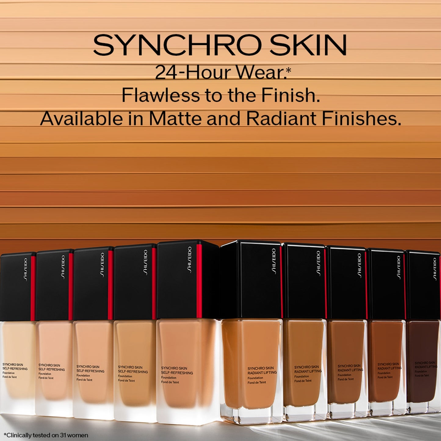 Shiseido Synchro Skin Radiant Lifting Foundation 30ml (Various Shades) - Alder