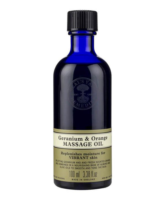 Geranium & Orange Massage Oil - 100 ml