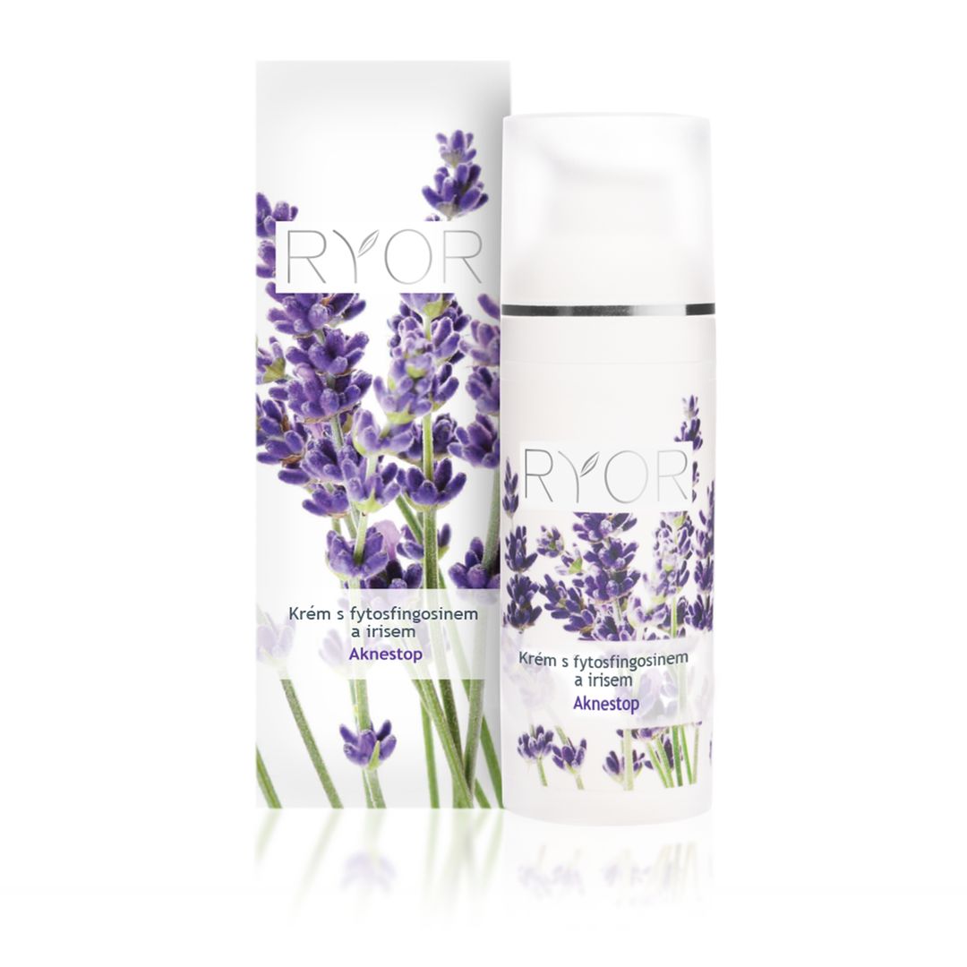 Crème met fytosfingosine en iris