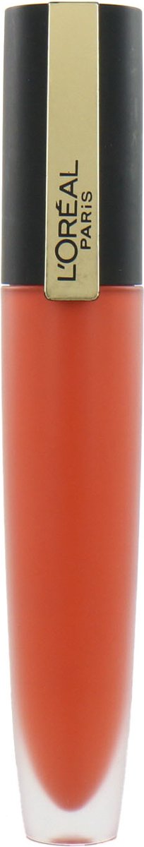 L'Oréal Paris Rouge Signature Lippenstift  - 104 I Rebel - Paars - Matte Vloeibare Lipstick