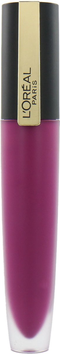 L'Oréal Paris Rouge Signature Lippenstift  - 104 I Rebel - Paars - Matte Vloeibare Lipstick