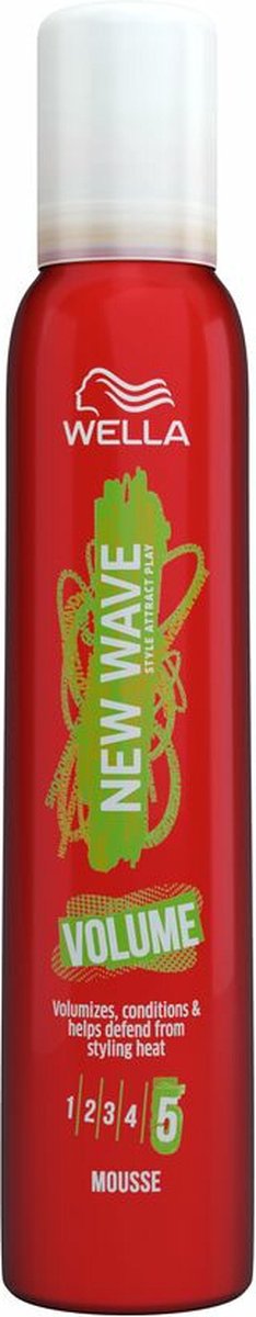 Wella New Wave Volume Mousse - 6 x 200 ml