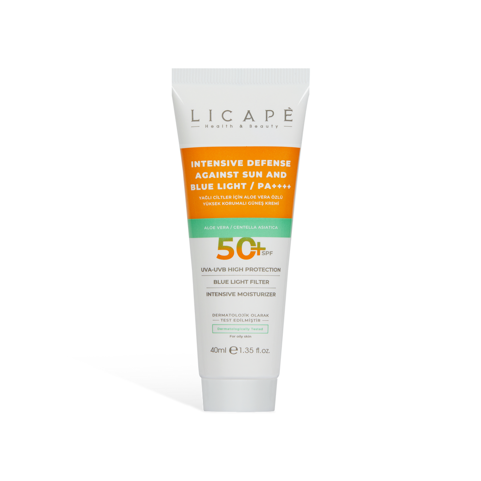 Aloe Vera Extract High Protection +50 Factor Sun Cream for Oily Skin 40ml