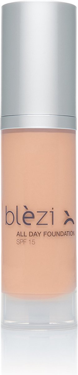 Blèzi® All Day Foundation 05 Light - Dekkende foundation die lang blijft zitten - Lichte huidtint neutrale ondertoon