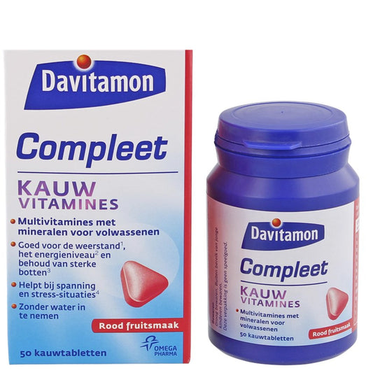 Compleet Kauwtabletten Roodfruit