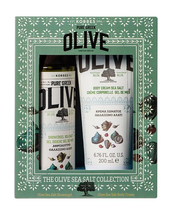 Korres - The Olive Sea Salt Collection - 250 ml + 200 ml