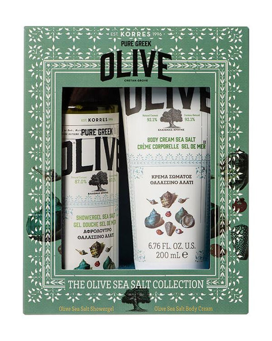 Korres - The Olive Sea Salt Collection - 250 ml + 200 ml