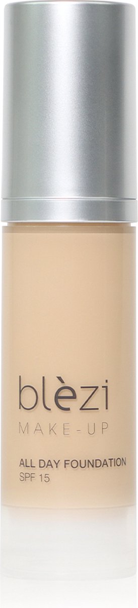 Blèzi® All Day Foundation 05 Light - Dekkende foundation die lang blijft zitten - Lichte huidtint neutrale ondertoon