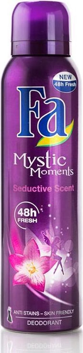 FA Deodorant Mystic Moments - 48H Protection 0% Aluminium Salt - Passion Flower - 150ML