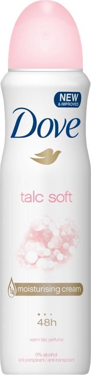 Dove Talc Soft Vrouwen Spuitbus deodorant 150 ml 1 stuk(s)