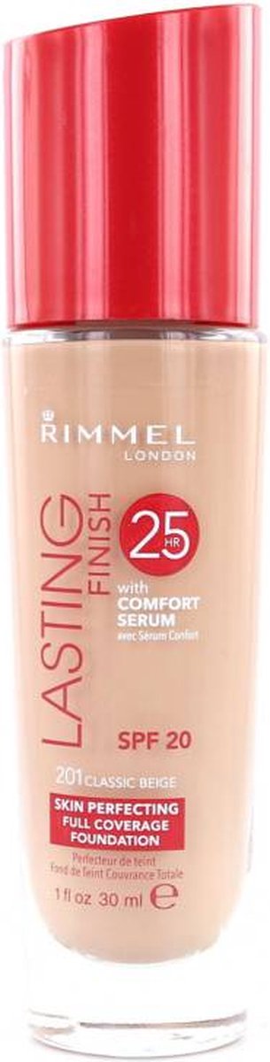 Rimmel Lasting Finish 25 HR Foundation - 201 Classic Beige