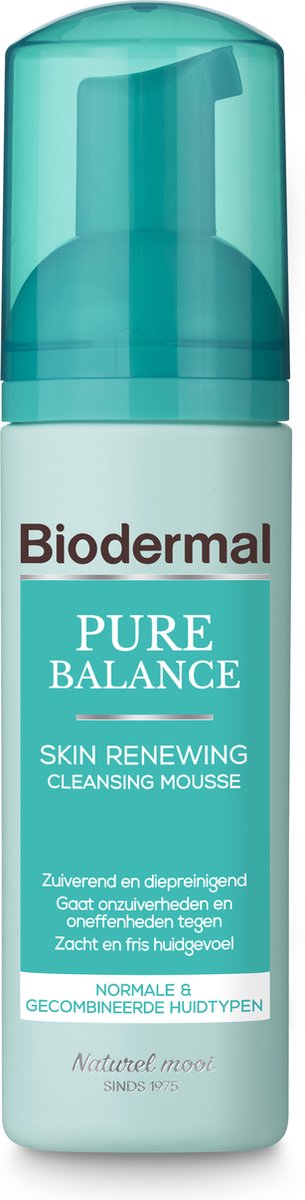 Biodermal Pure Balance Skin Renewing Cleansing Mousse -  gezichtsreiniging  - Gezichtsreinigings mousse - 150ml