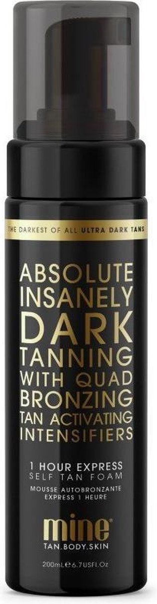 Minetan - Absolute X60 Self Tan Foam 200ml - Zelfbruiningsfoam
