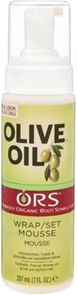 Organic Root Stimulator Olive Oil Wrap/Set Mousse