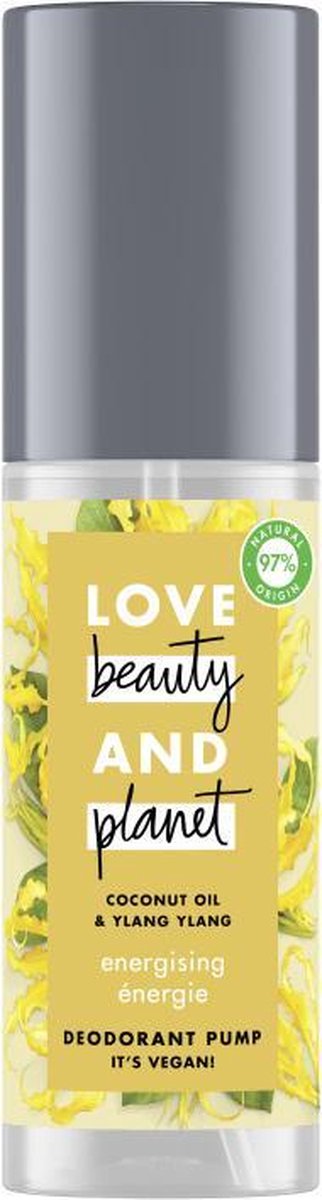 Vegan Deodorantpump Spray Coconut Oil Ylang Ylang