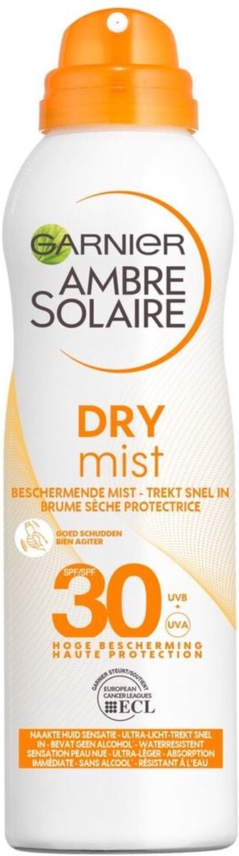 Garnier Ambre Solaire Dry Protect Zonnebrand spray SPF 30 -  200ml