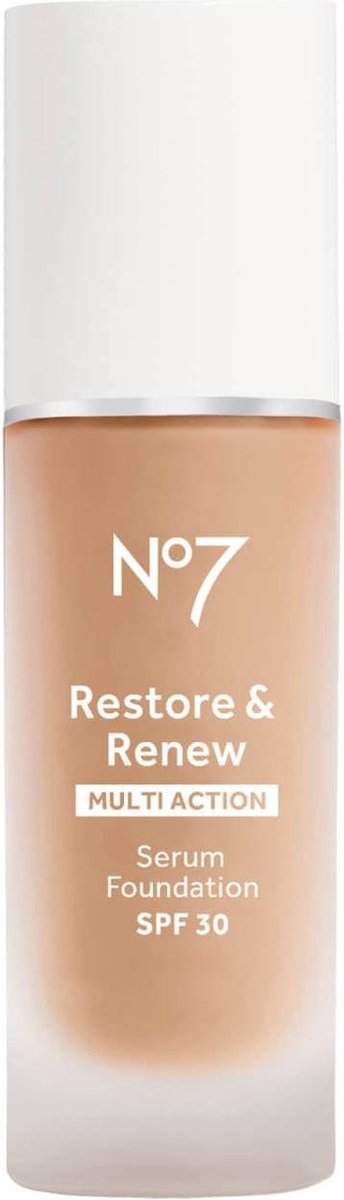 No7 Restore & Renew Serum Foundation SPF30 Warm Ivory