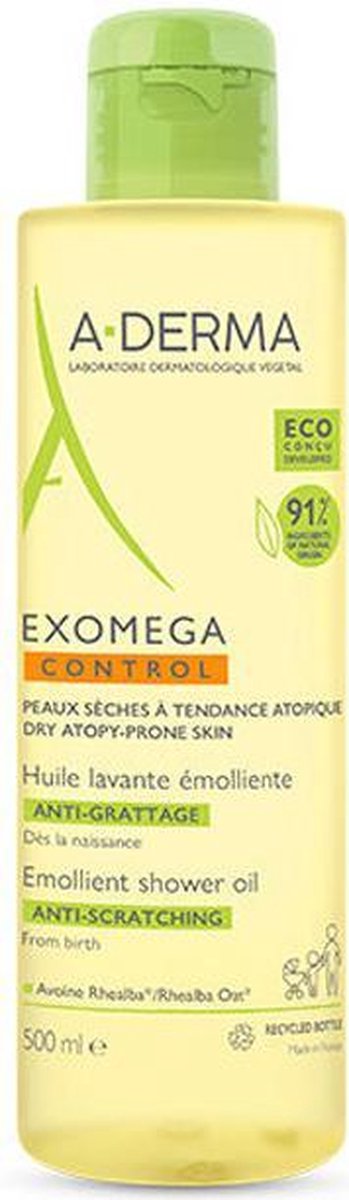 A-Derma Exomega Control Huile Lavante Émolliente Olie Droge/Atopische Huid 200ml