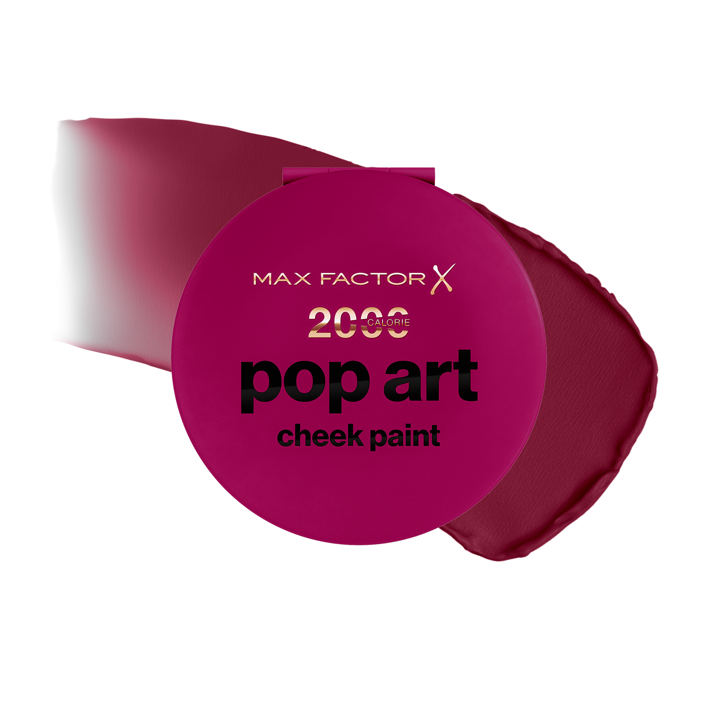 2000 calorie Pop Art cheek paint