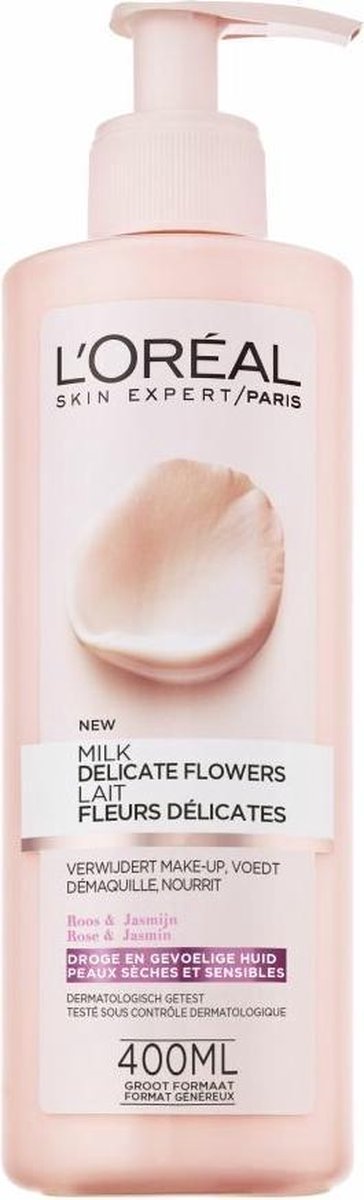 L’Oréal Paris Delicate Flowers Reinigingsmelk - Droge en Gevoelige Huid