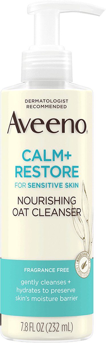 Aveeno Face Calm and Restore Nourishing Oat Cleanser 232 ml