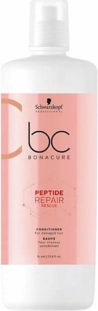 MULTI BUNDEL 3 stuks Schwarzkopf Bc Peptide Repair Rescue Conditioner 1000ml