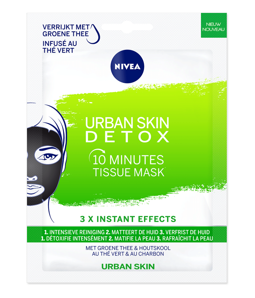 NIVEA 10 Minutes Urban Skin Detox Tissue Masker 1st