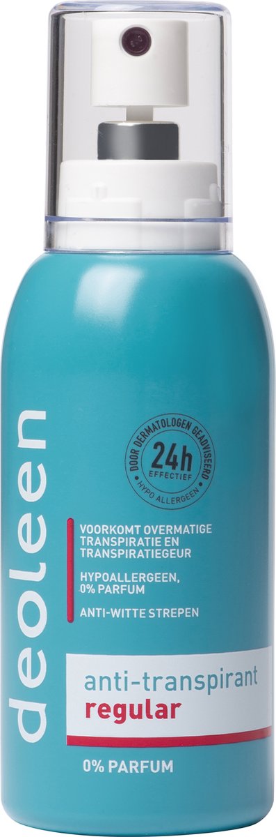 Deoleen Anti-transpirant - Pompspray Regular - Deodorant - 75 ml